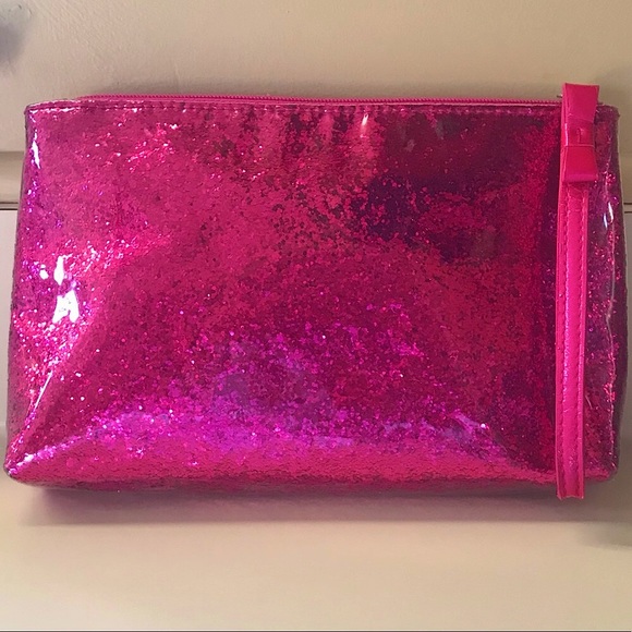 🆕🔥BATH&BODY SUPER CUTE HOT PINK SHIMMERING&SPARKLY(BOW)ON THE WRIST LOOP - Picture 6 of 7